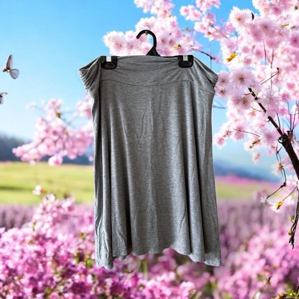 gnu Heather Grey Ladies Soft & Stretchy Skirt - Picture 6 of 13